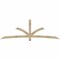 Ekena Millwork Davenport Rough Sawn Timber Gable Bracket, Douglas Fir, 108"W x 36"H x 4"D x 4"F, 8/12 Pitch GBW108X36X0404DAV00RDF - alternate 1